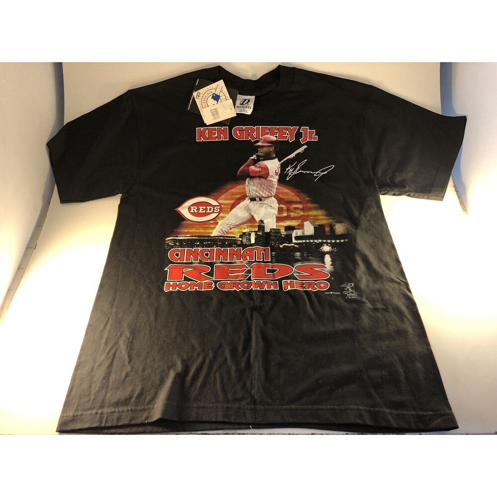 2000 Ken Griffey Jr Home Grown Hero Shirt L Cincinnati Reds NEW w/ TAGS